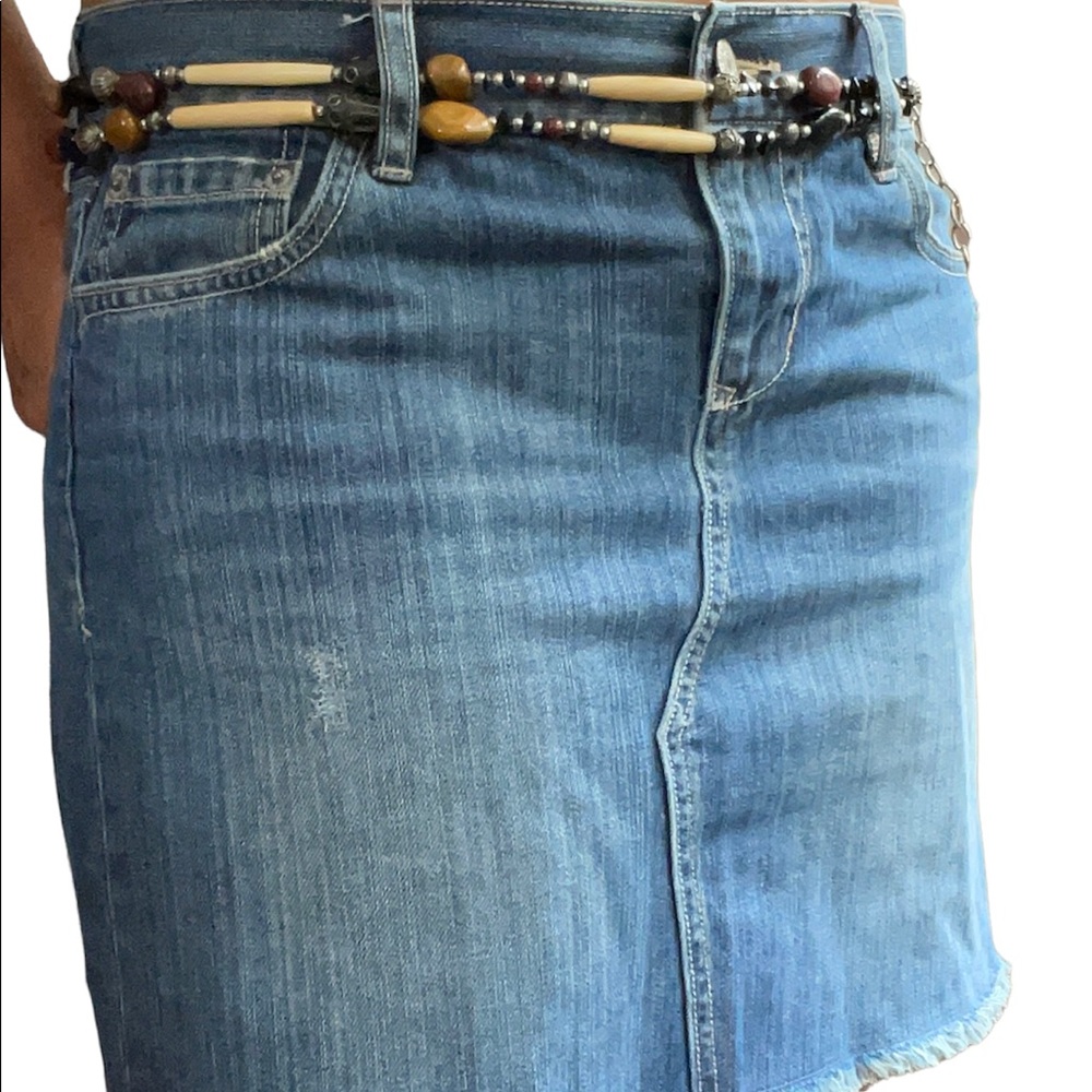 Vintage Beaded Boho 2 strand belt